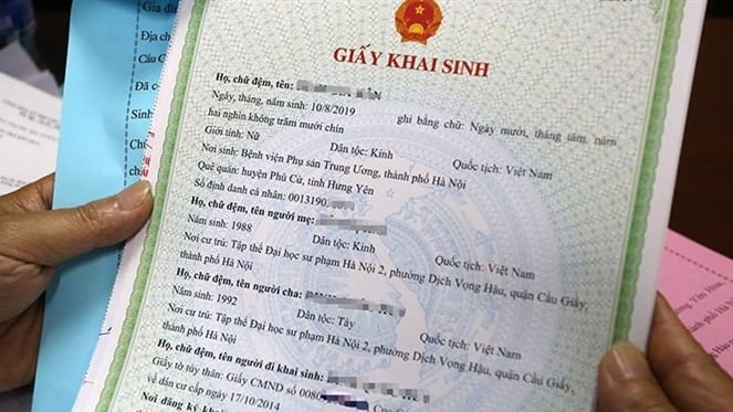 Thủ tục đăng ký giấy khai sinh